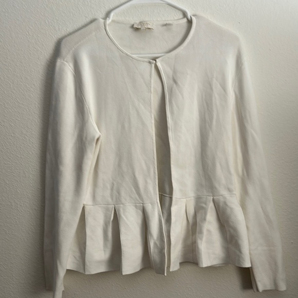 White  Open Front Cardigan - Picture 1 of 1